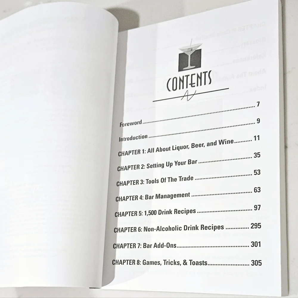 The Professional Bartender's Handbook: A Recipe for Every Drink Known Book BOGO
